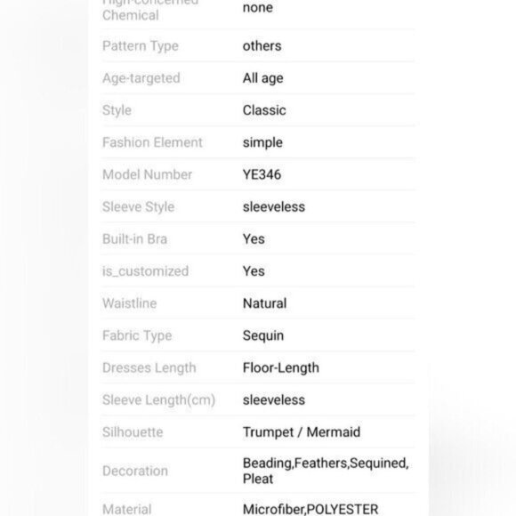 Navy, One Shoulder Beaded, Feather Neck, Sequined/ Mesh, Gradient Mermaid Gown - Picture 15 of 16